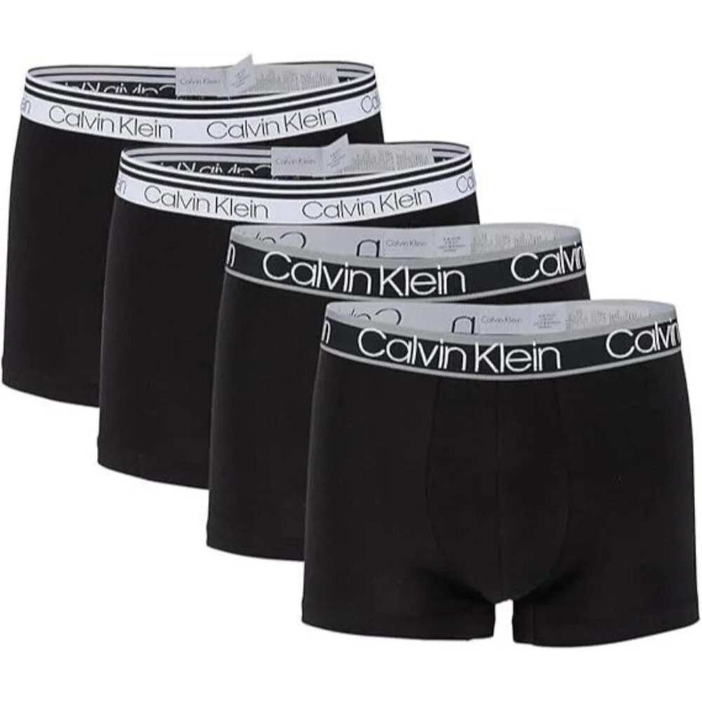 NEW Calvin Klein Men`s Variety Cotton Stretch Boxer Briefs 4Pack Medium M